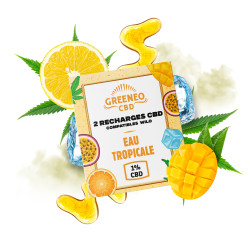 2 RECHARGES L'EAU TROPICALE 1%